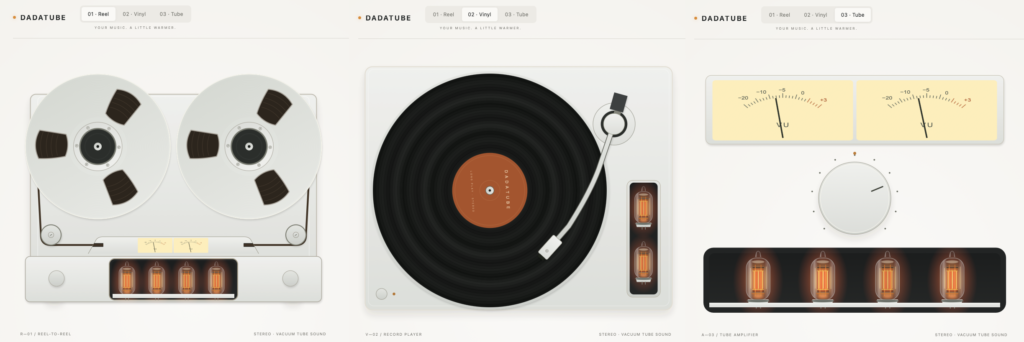Open DADATUBE — tube audio player